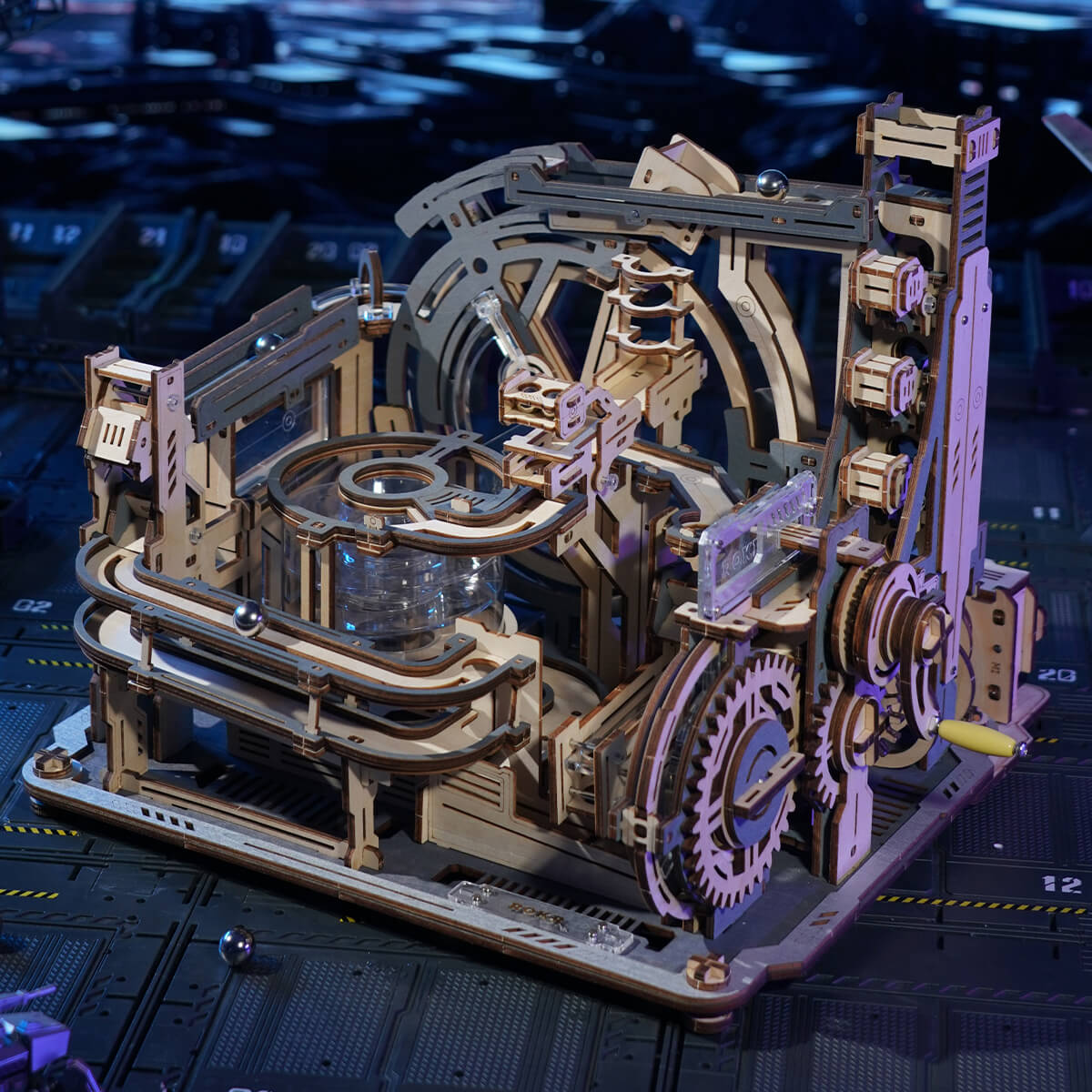 Night City Marble Run